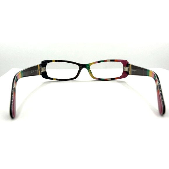 Kate Spade KSR02 TS10 51-16 Eyeglasses Frames Only Dk Tortoise MultiColr Stripe - Picture 3 of 16